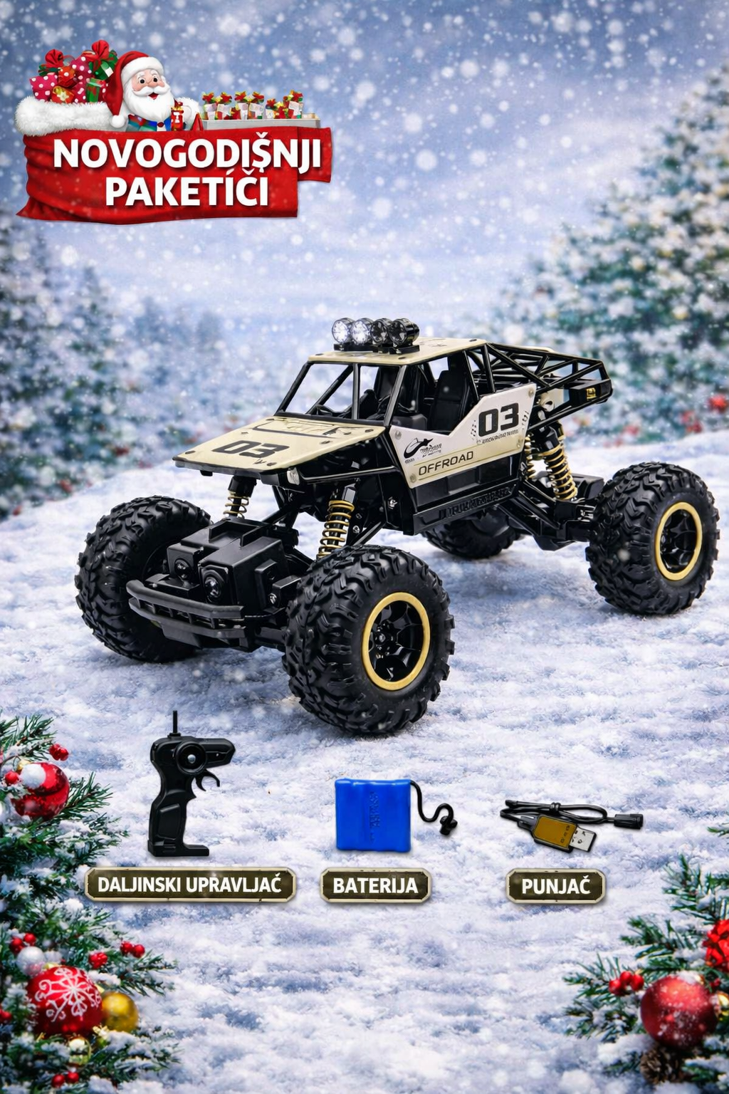 Terenski džip 4X4 na daljinsko upravljanje - Slika 5