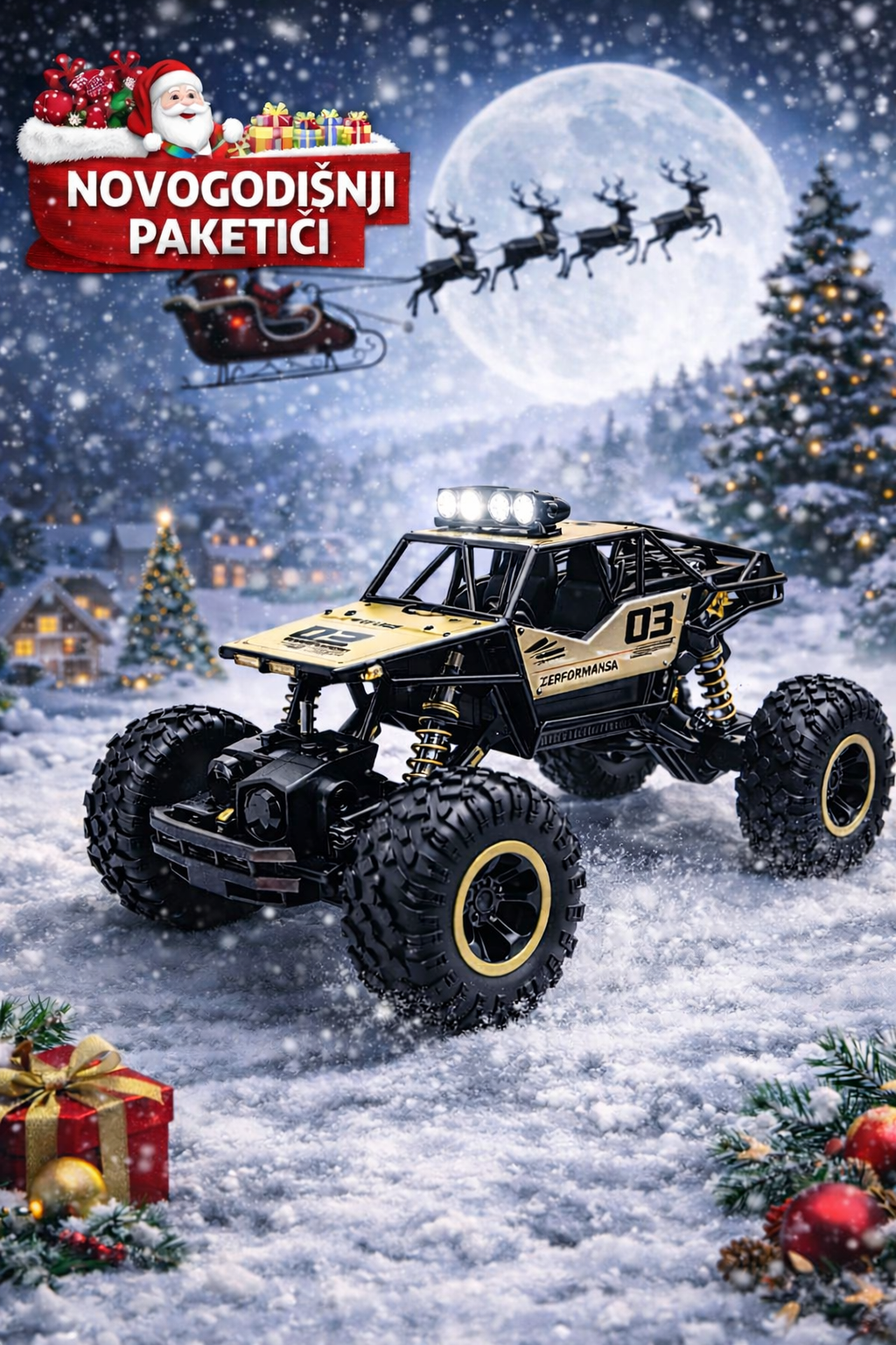 Terenski džip 4X4 na daljinsko upravljanje